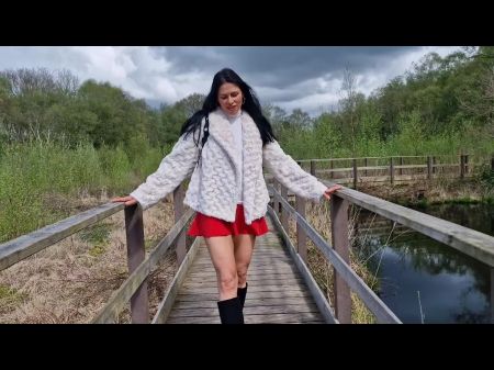 kein höschen im mini kleid